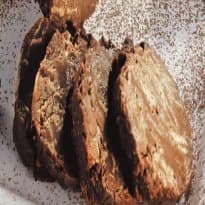 Salaminho de chocolate com framboesas