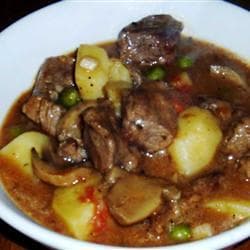 Carne ensopada à francesa