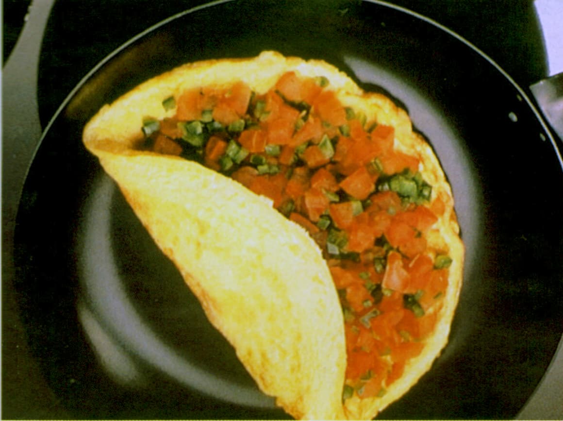Omelete com Tomate à Provençal