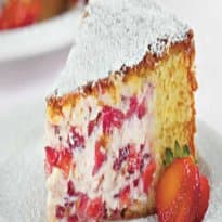 Bolo mousse de morango