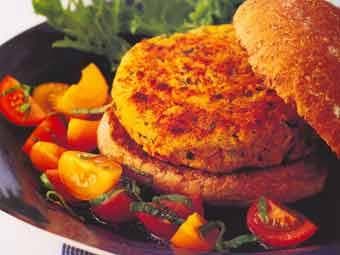 Hambúrguer de Feijão Branco (vegana)