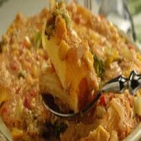 Rigatone com Legumes