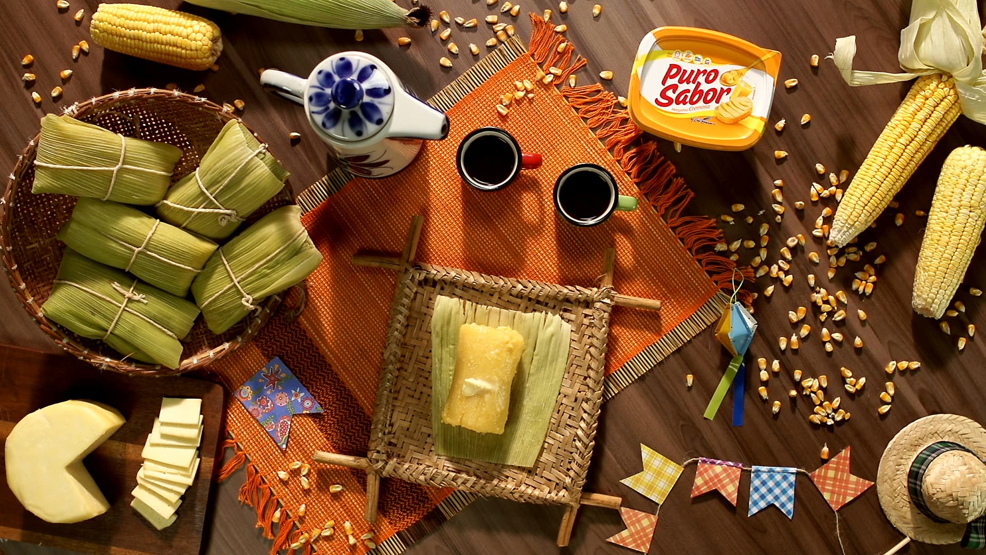 Pamonha Salgada com Queijo