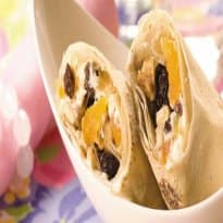 Wrap Ricota com Damasco