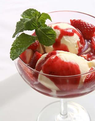 Sorvete de Queijo de Ricota