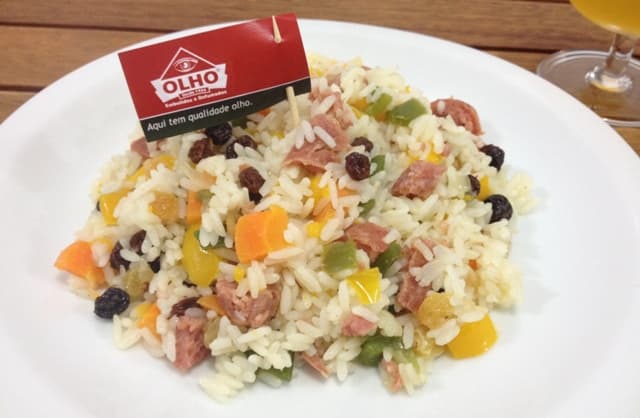 Arroz à grega com Linguiça Blumenau