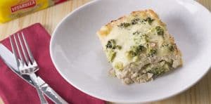 Lasanha de Peito de Peru com Brócolis