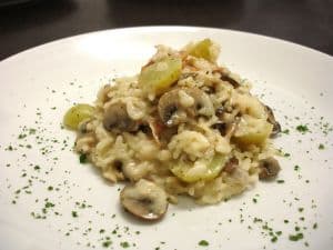 Risoto de Camembert e Pêra