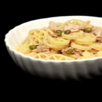 Rodinhas com atum e alcaparras