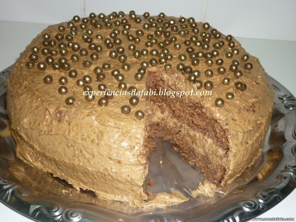 Bolo Crocante com Castanha de Caju