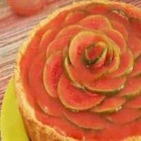 Torta de goiaba vermelha