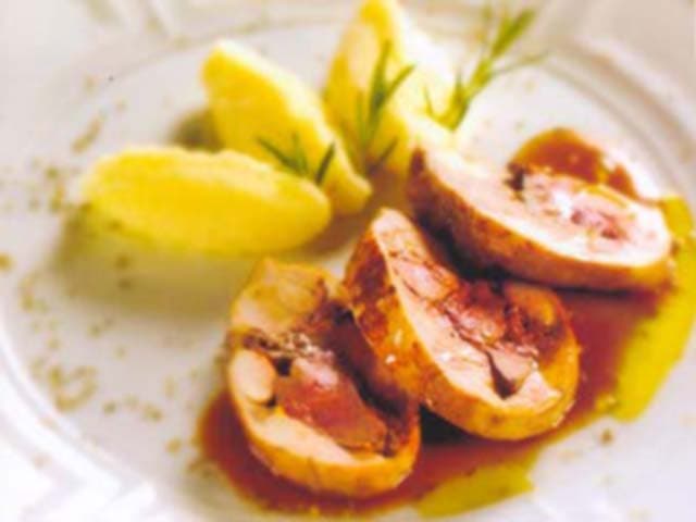 Coelho com sementes de erva doce