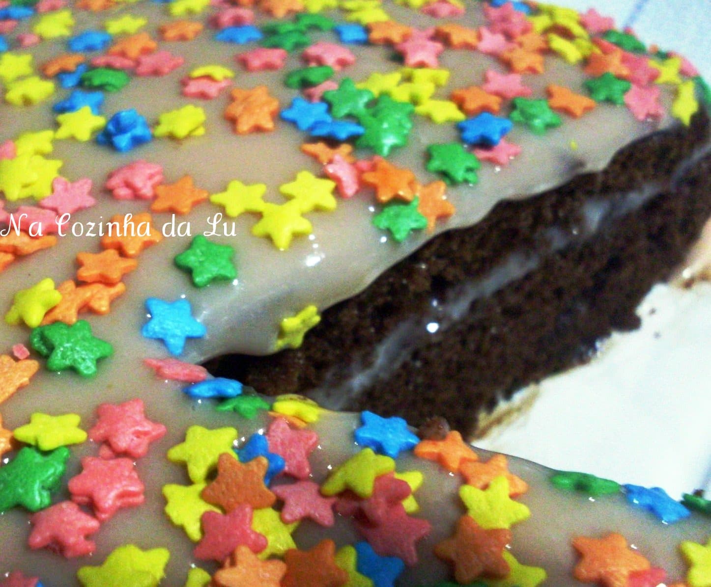 Bolo de Chocolate com Bicho-de-Pé