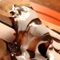 Pizza de Aveia com Chocolate