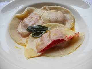 Ravióli de Beterraba