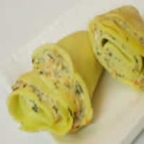 Crepe com Creme de Salmão