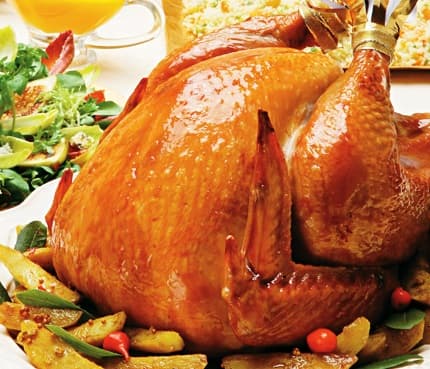 Peru com Batata Doce e Especiarias