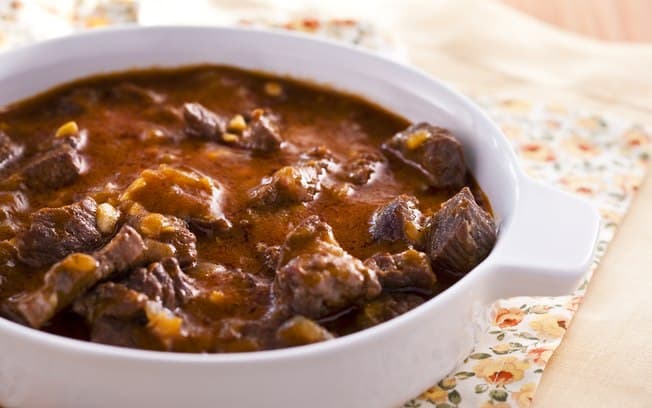 Picadinho de avestruz