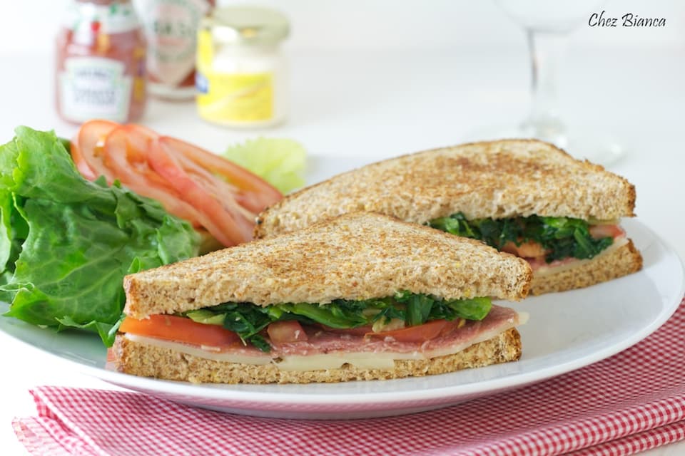 Sanduíche de escarola