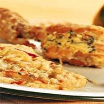 Coxa de frango ao creme de maçã