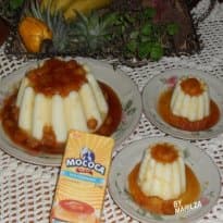 Manjar com caramelo de banana