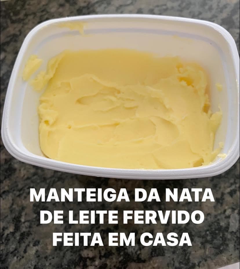 Manteiga de Nata de Leite Fervido