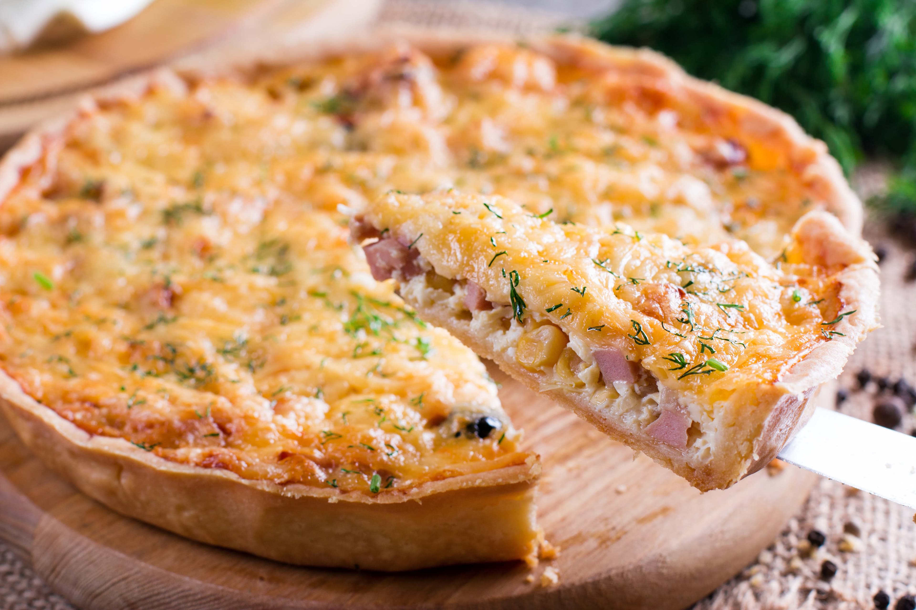 Quiche de Presunto e Queijo