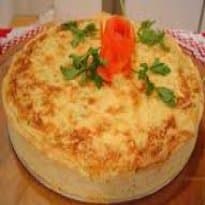 Torta Suflê de Bacon