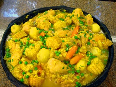 Galinhada com milho verde