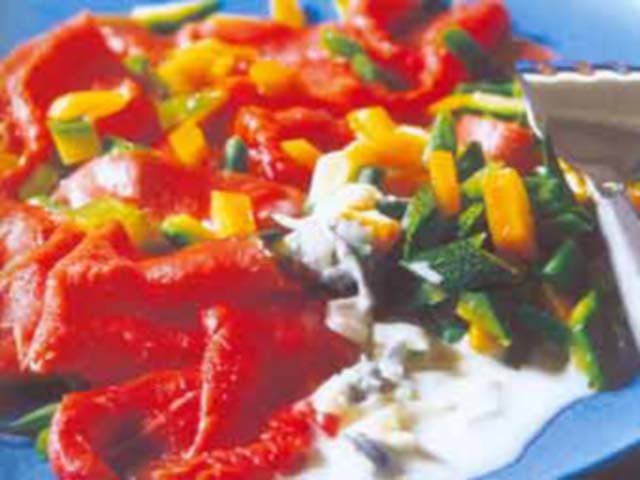 Carpaccio ao roquefort