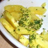 Abóbora assada com alho