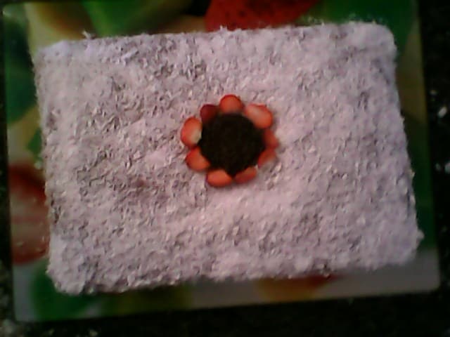 Bolo de Coco e Morango