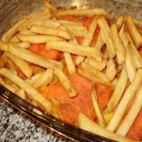 Frango assado com batatinha