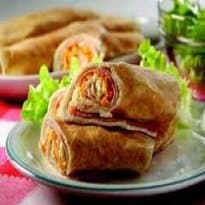 Wrap de peito de peru