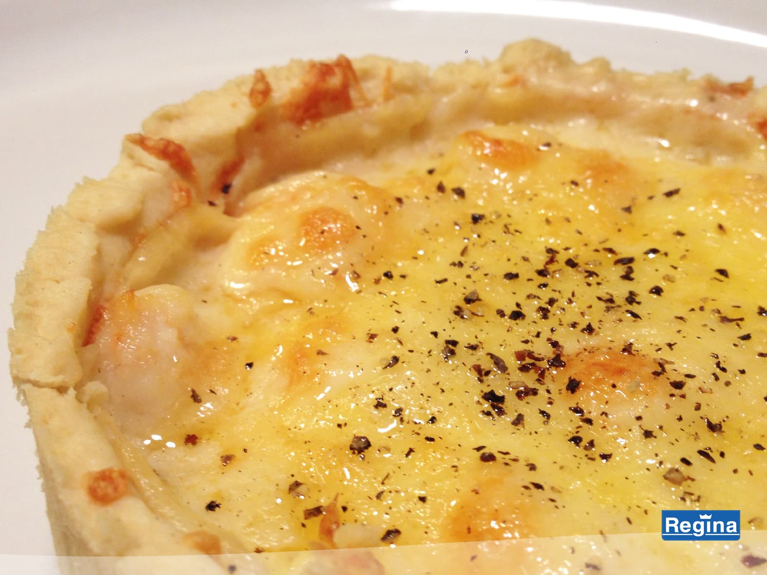 Quiche de Camarão e Requeijão