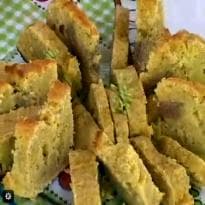 Broa de fubá recheada do Globo Rural