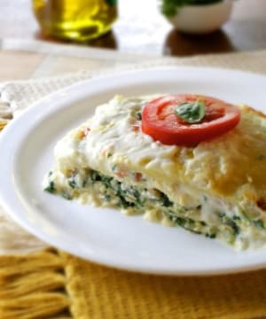 Lasanha de Bacalhau com Espinafre