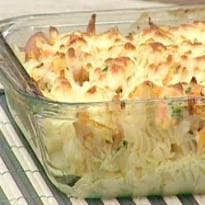 Macarrão Parafuso Gratinado com Queijo Coalho