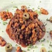 Picadinho de Carne e Milho Verde ao Molho de Vinho