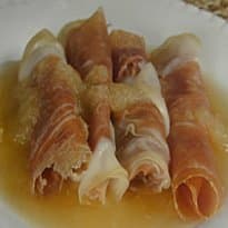 Presunto Cru com Molho de Abacaxi e Vinagre