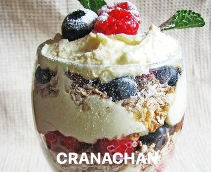 Cranachan, uma Sobremesa Tipicamente Escocesa