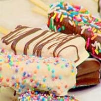 Pirulito de Biscoito Recheado com Chocolate