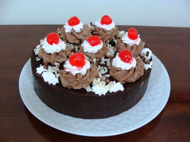 Torta Holandesa de Chocolate e Frutas
