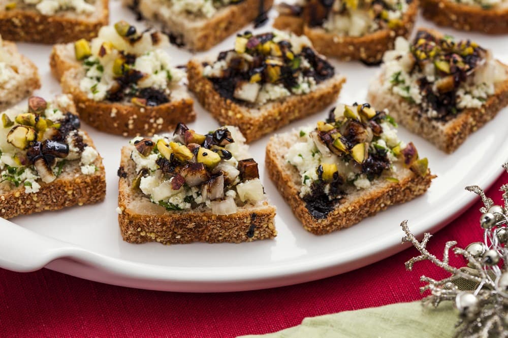 Canapés Wickbold pra Ceia de Natal e Ano Novo