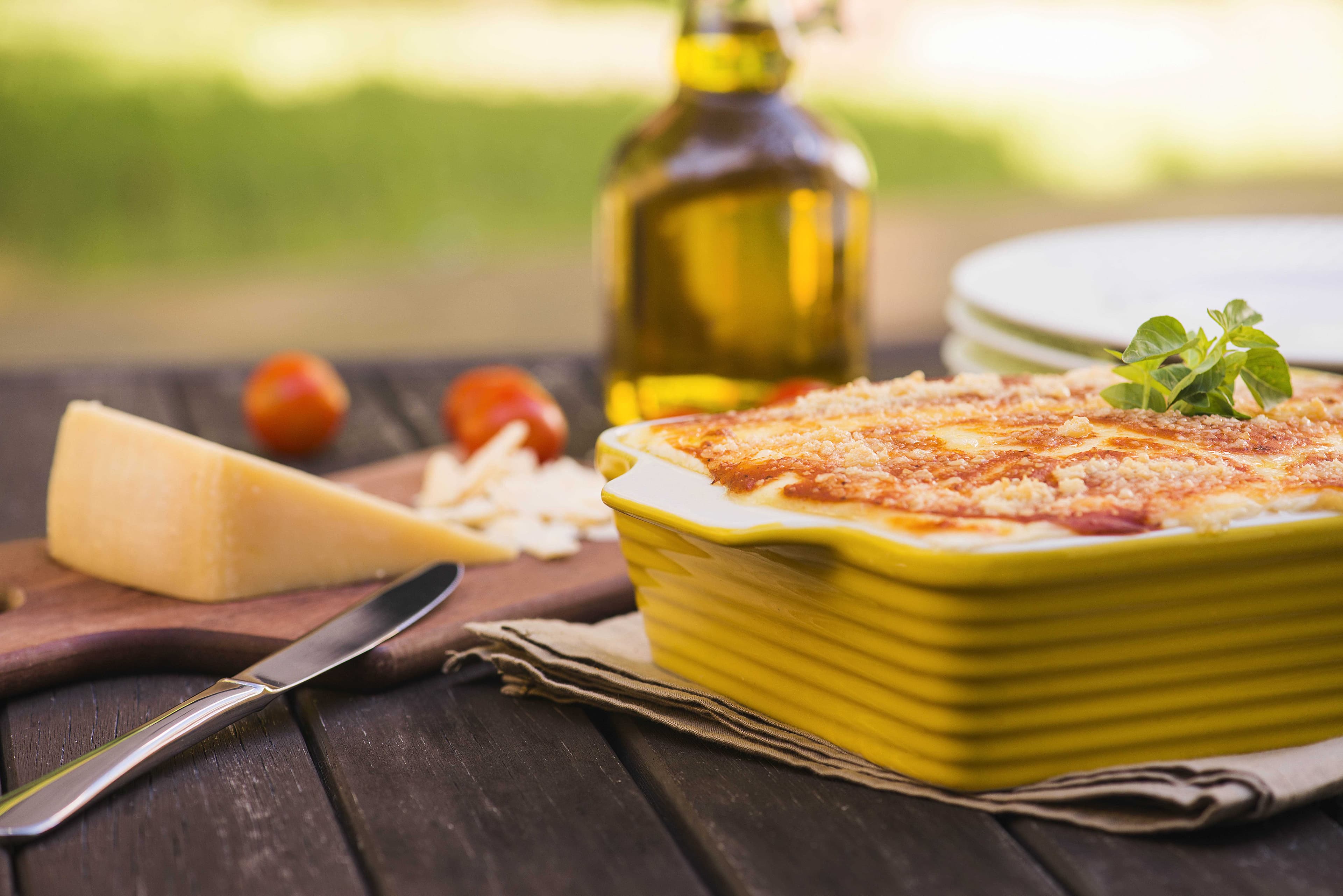 Lasanha de Frango com Queijo Cremoso e Presunto