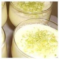 Mousse de Chocolate Branco com Toque de Limão