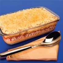 Pavê de Palmito com Farofa de Biscoitos e Ervas