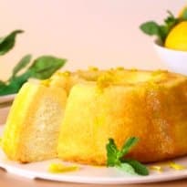 Bolo de Laranja com recheio de Sorvete de Creme