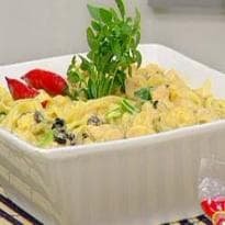 Macarrão Ninho com Frango ao Creme de Milho