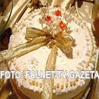 Bolo confeitado para Casamento e/ou Aniversário